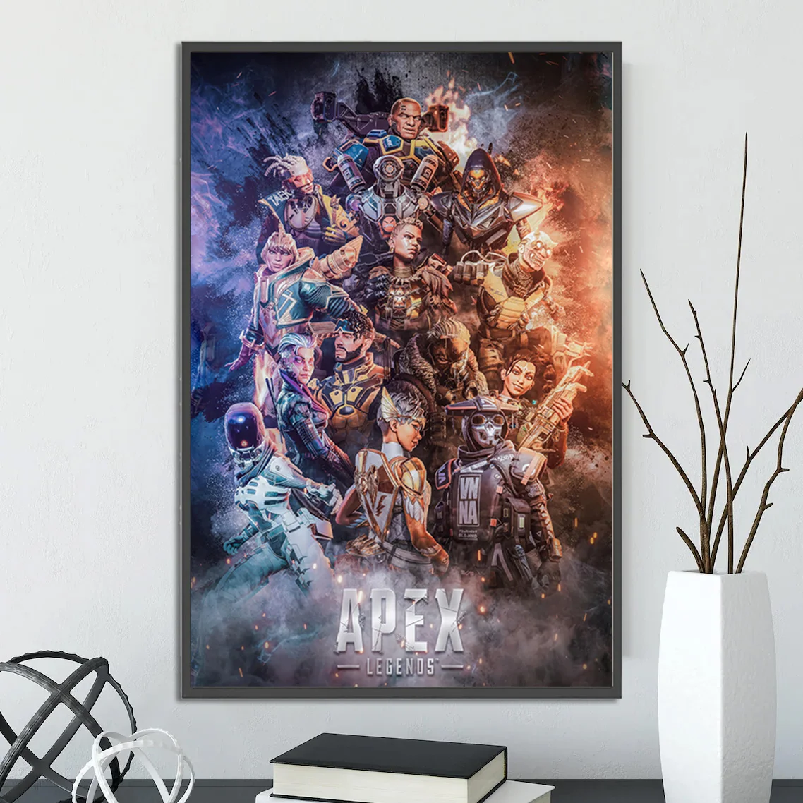 Apex Legends Characters Wall Art - Epic Gaming Print Featuring Best Legends, Perfect for Fans of the Free to Play Battle Royale