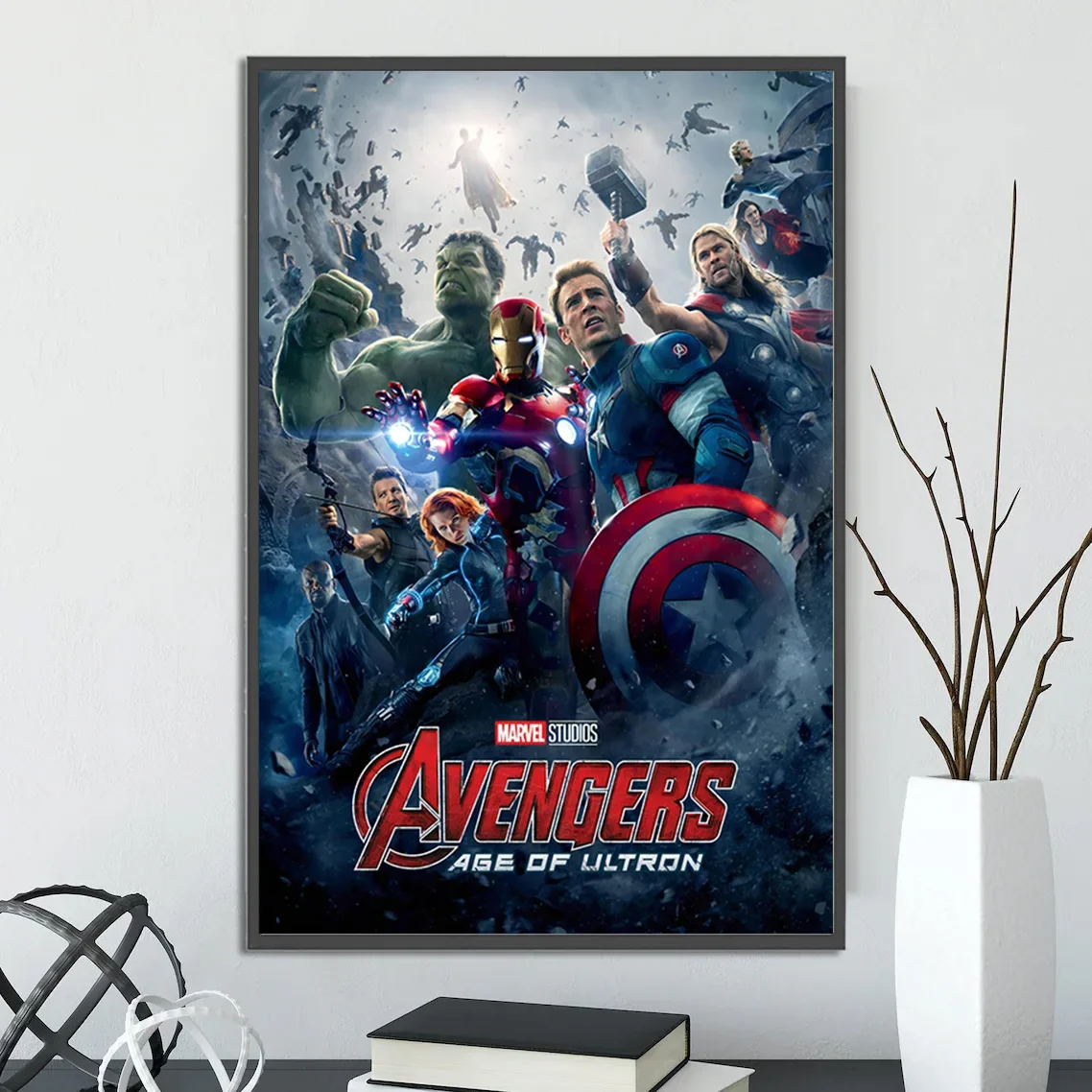 Avengers: Age of Ultron Movie Poster | Marvel Wall Art Print | Joss Whedon's MCU Film feat. the Avengers 2 Cast