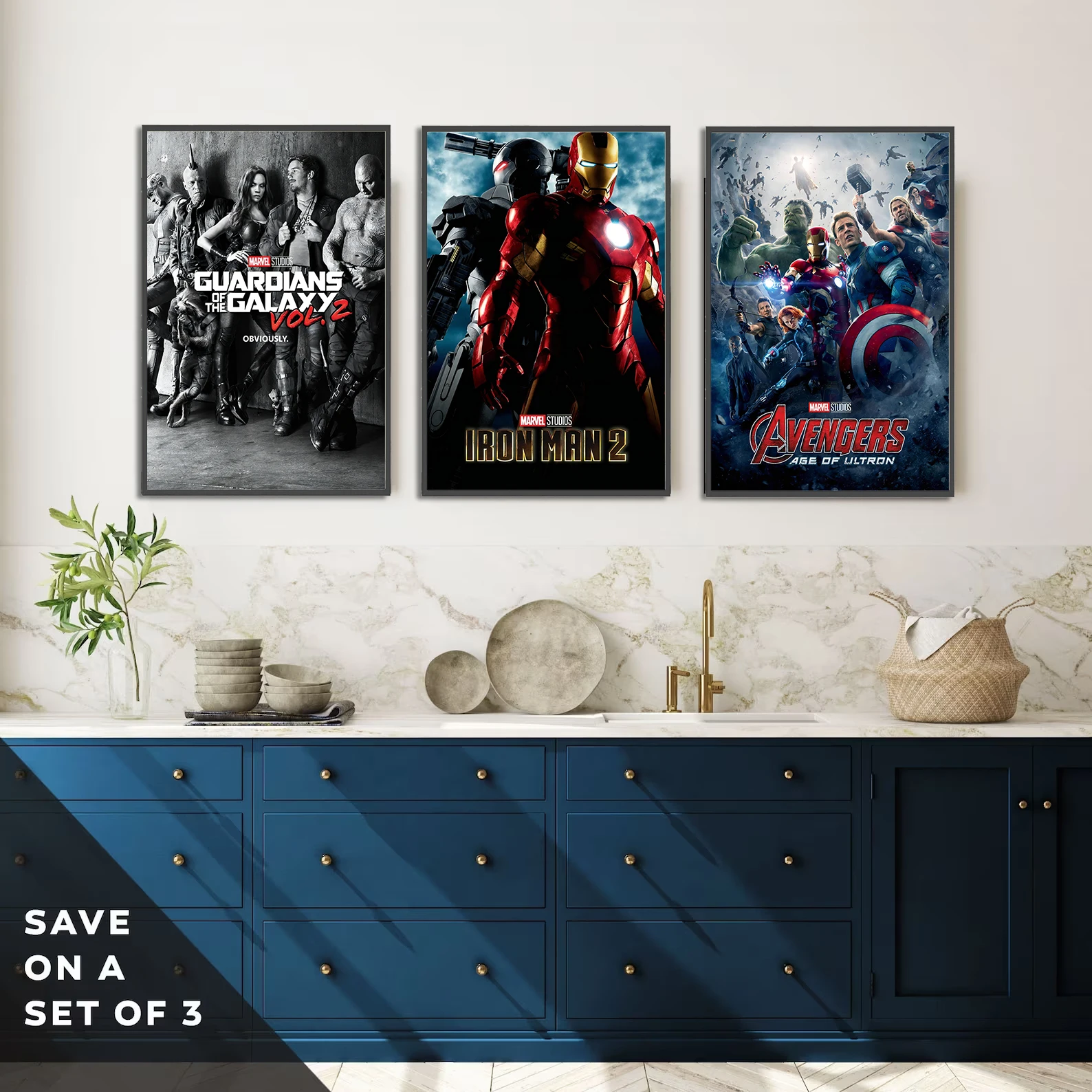 Avengers: Infinity War Movie Poster | Epic Marvel Cinematic Universe Wall Art Print | Featuring Thanos, the Infinity Stones, and the Full Cast - View 5