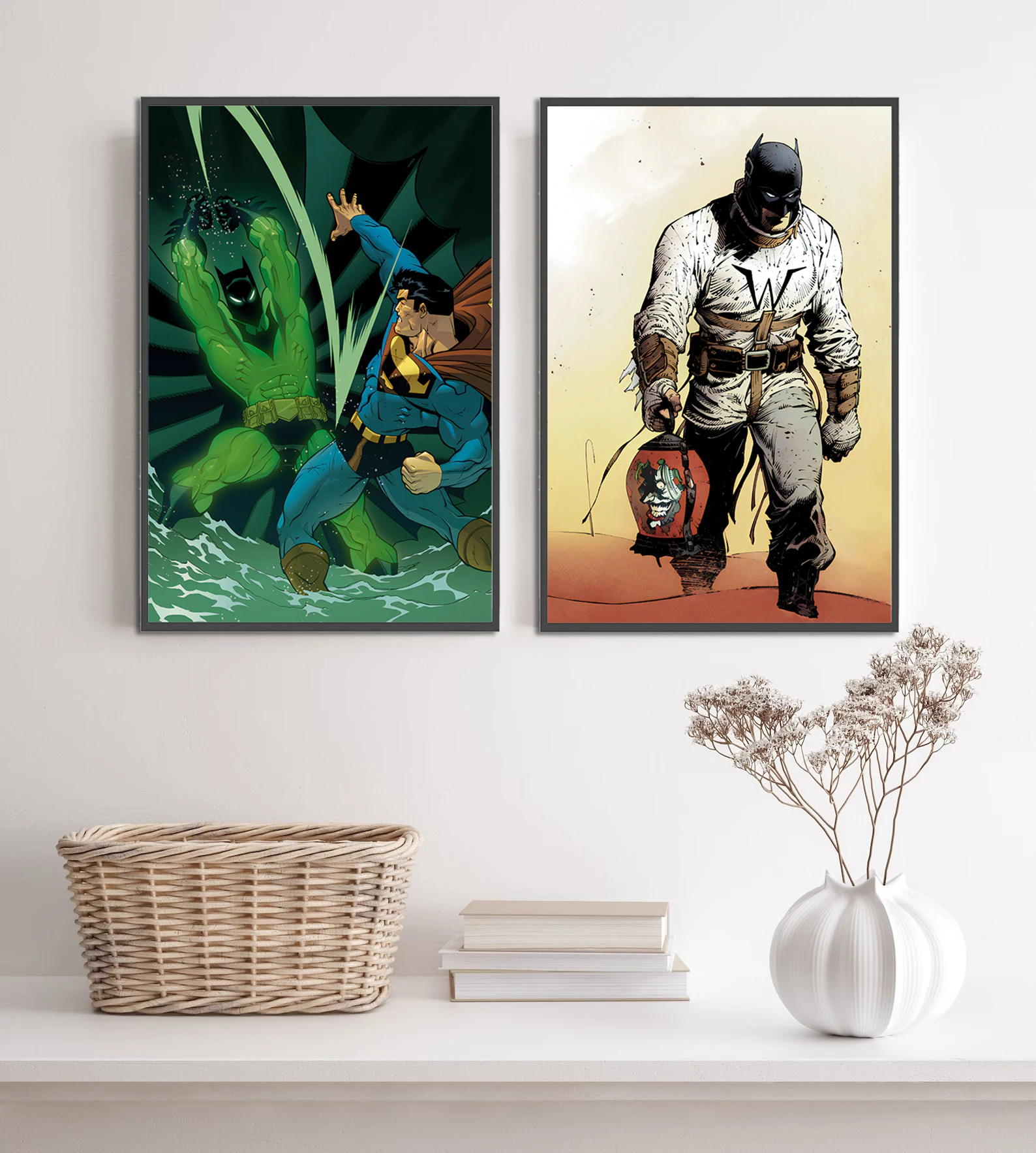 Batman Wall Art: The Dark Knight Returns Print | DC Comics Poster Inspired by Frank Miller's Batman Comics | Gotham City's Protector for Fans of Christian Bale Batman & The Batman Movies - View 3