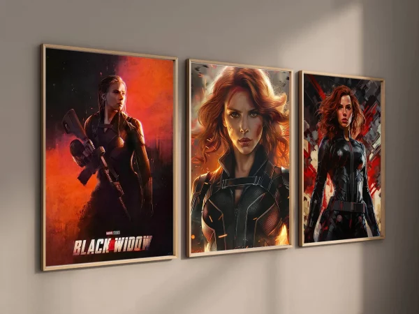Black Widow Movie Poster | Scarlett Johansson as Natasha Romanoff Wall Art | Marvel Black Widow Print - View 6