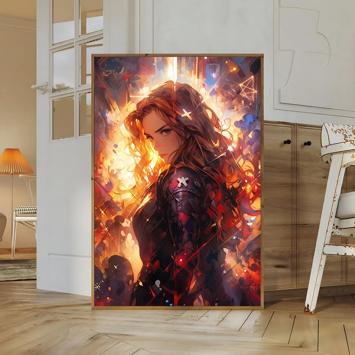 Black Widow Movie Poster | Scarlett Johansson as Natasha Romanoff | Marvel Wall Art Print