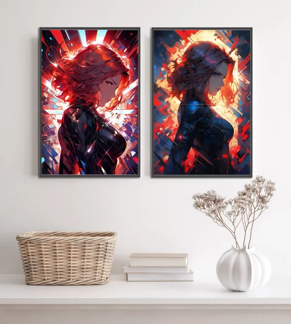 Black Widow Movie Poster | Scarlett Johansson as Natasha Romanoff Wall Art | Marvel Black Widow Print - View 4