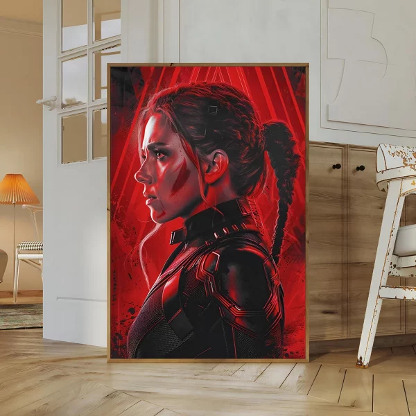 Black Widow Movie Poster | Scarlett Johansson as Natasha Romanoff Wall Art | Marvel Black Widow Print