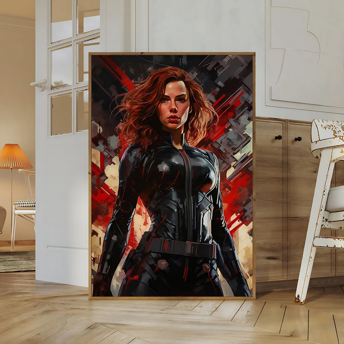Black Widow Movie Poster | Scarlett Johansson as Natasha Romanoff Wall Art | Marvel MCU Print