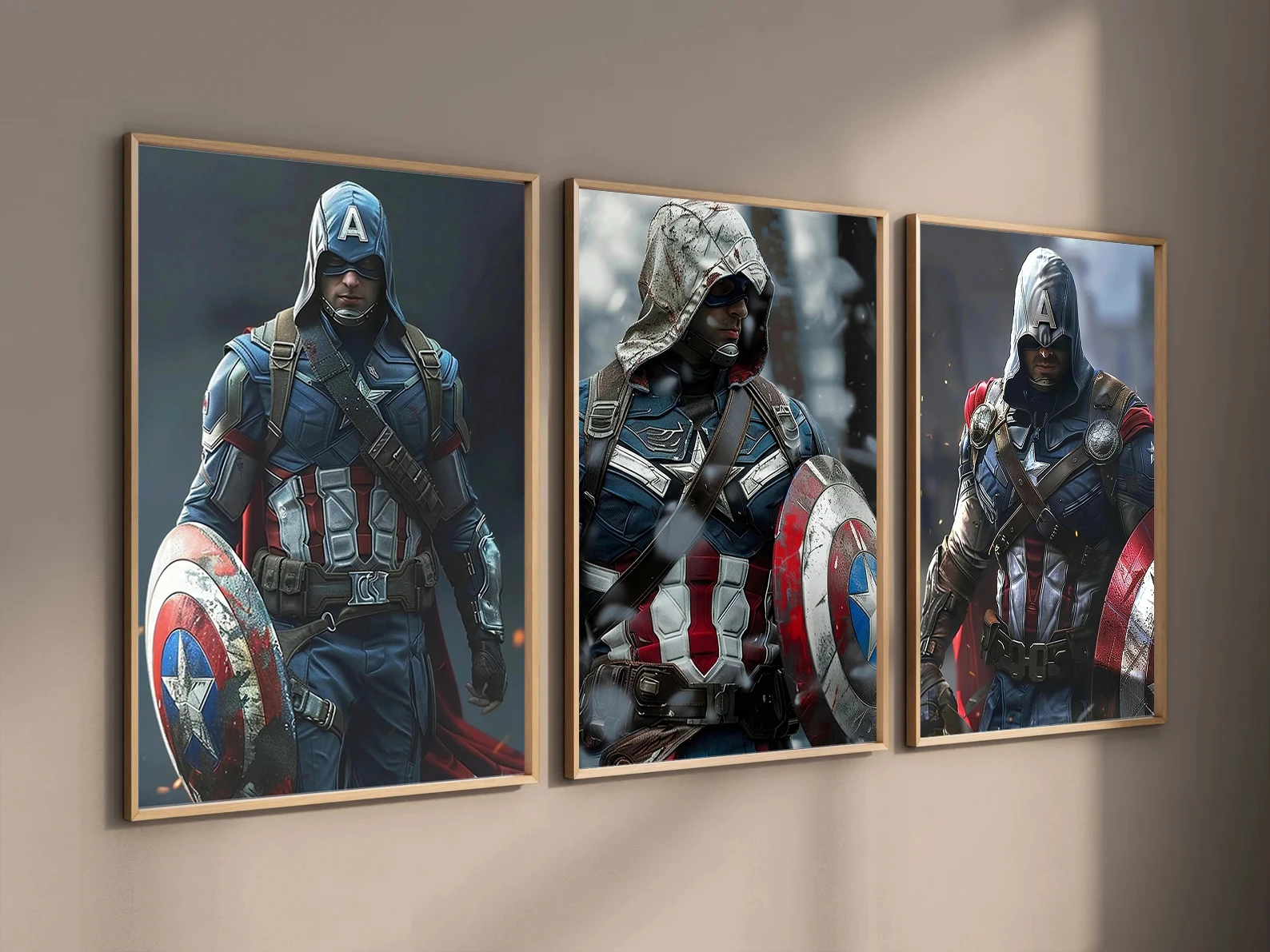 Captain America Worthy Wall Art | Chris Evans Steve Rogers Marvel Poster | MCU Avengers Print - View 6