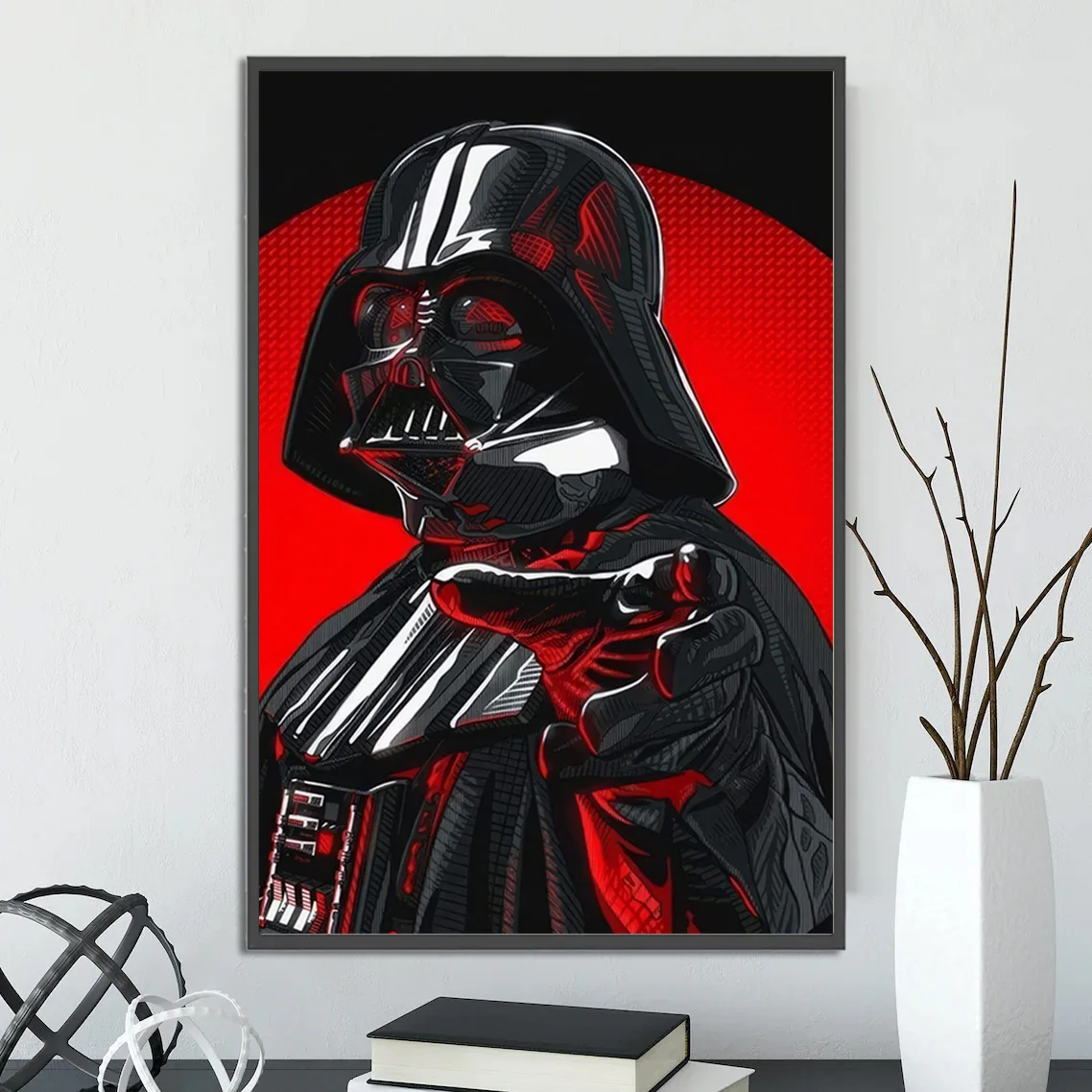 Darth Vader Wall Art: Star Wars Sith Lord Print | Anakin Skywalker Poster