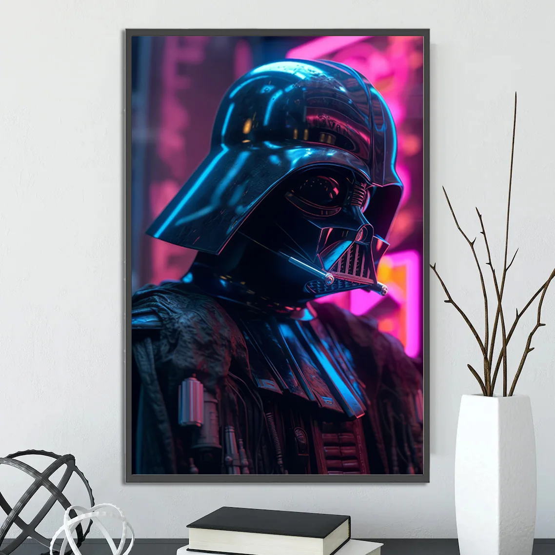 Darth Vader Wall Art: The Ultimate Sith Lord Print | Star Wars Villain Decor Featuring Anakin Skywalker's Legacy