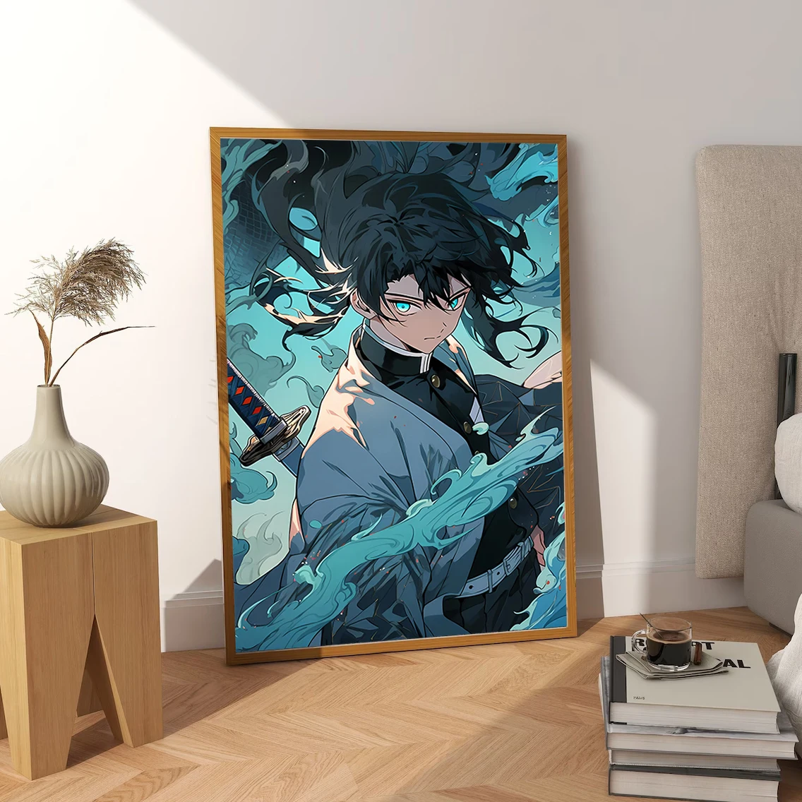 Demon Slayer Hashira Wall Art | Muichiro Tokito Kimetsu no Yaiba Anime Print | Premium Manga Poster Decor