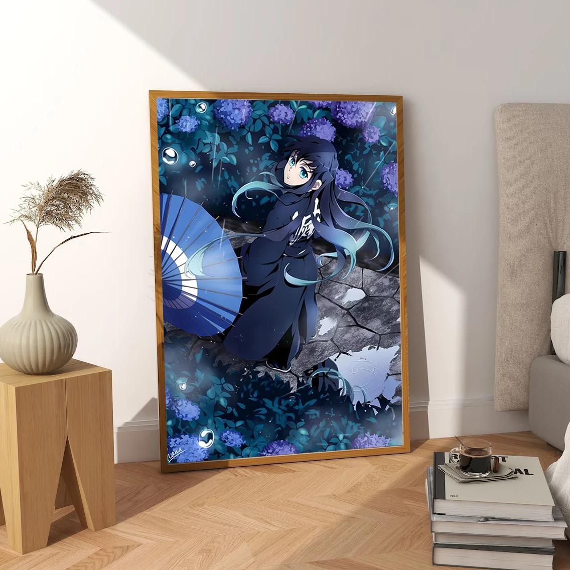 Demon Slayer Muichiro Tokito Wall Art | Premium Kimetsu no Yaiba Hashira Print | Official Demon Slayer Merchandise