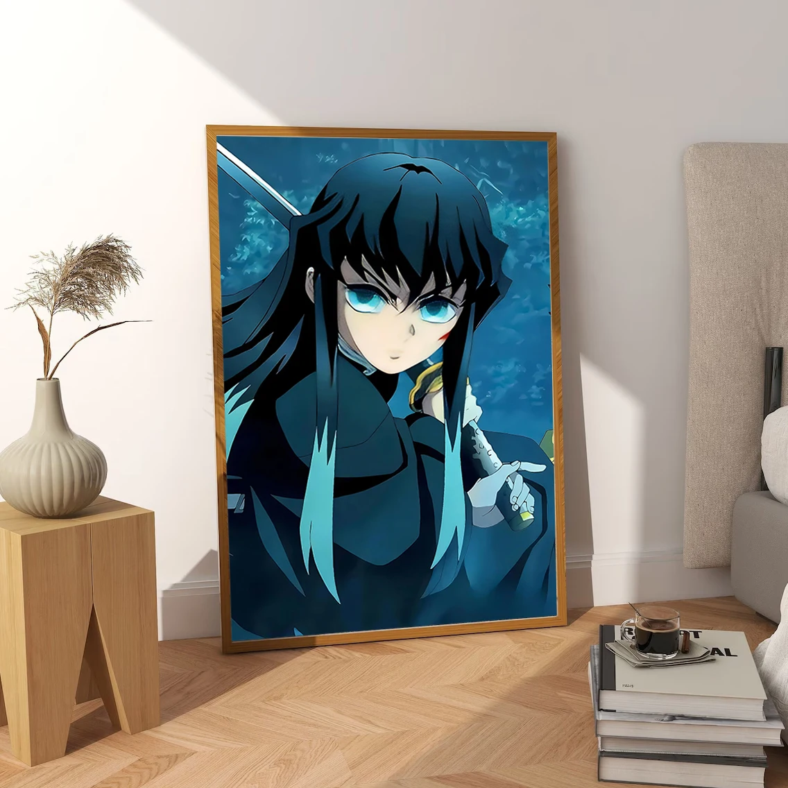 Demon Slayer Wall Art: Muichiro Tokito Mist Hashira Print | Premium Kimetsu no Yaiba Anime Poster