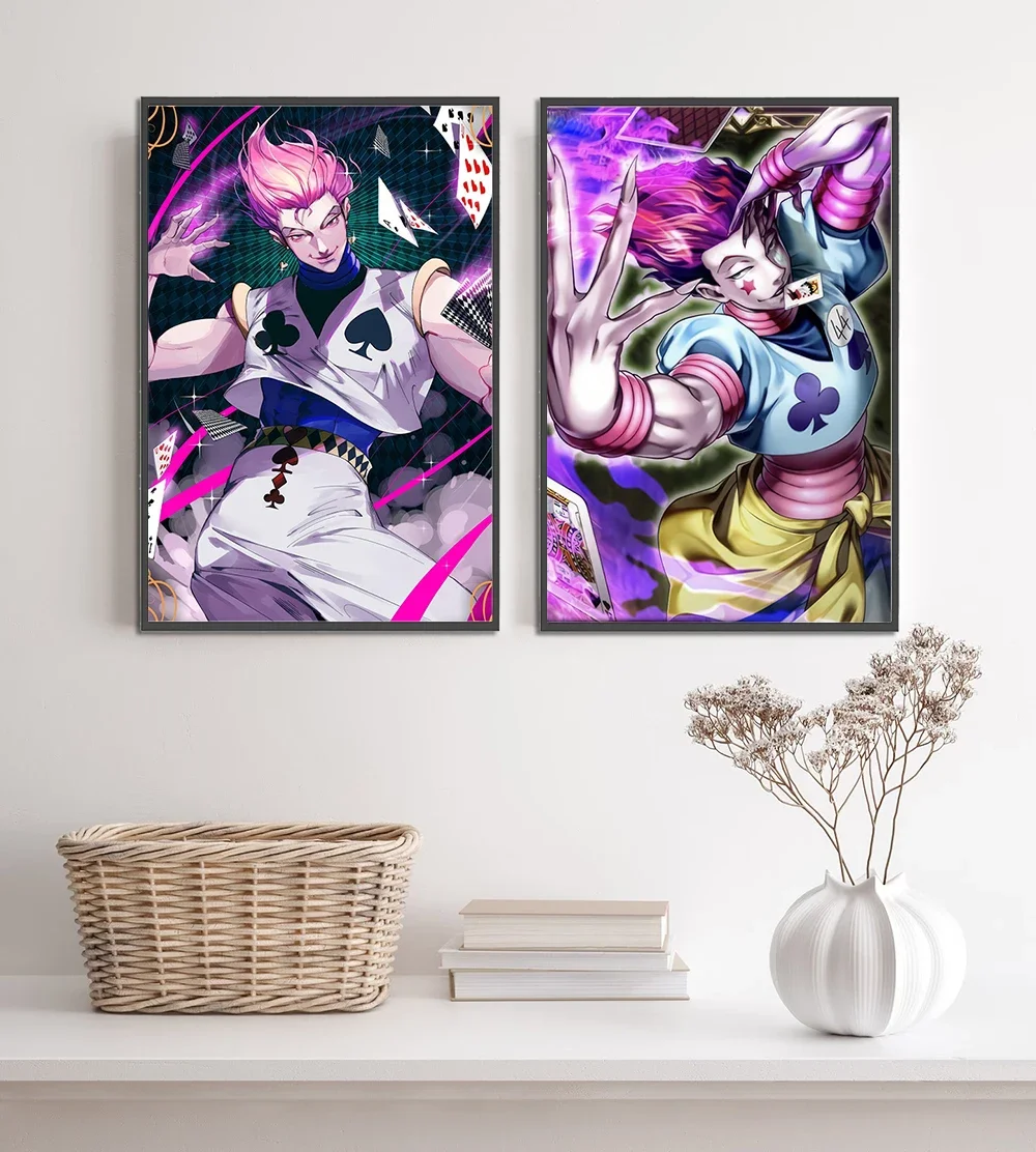 Hunter x Hunter Hisoka Wall Art | HxH Phantom Troupe Anime Print | Yoshihiro Togashi Manga Inspired Decor - View 3