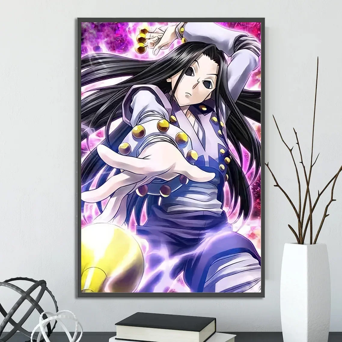 Illumi Zoldyck Hunter x Hunter Wall Art | Premium Zoldyck Family Assassin Anime Print