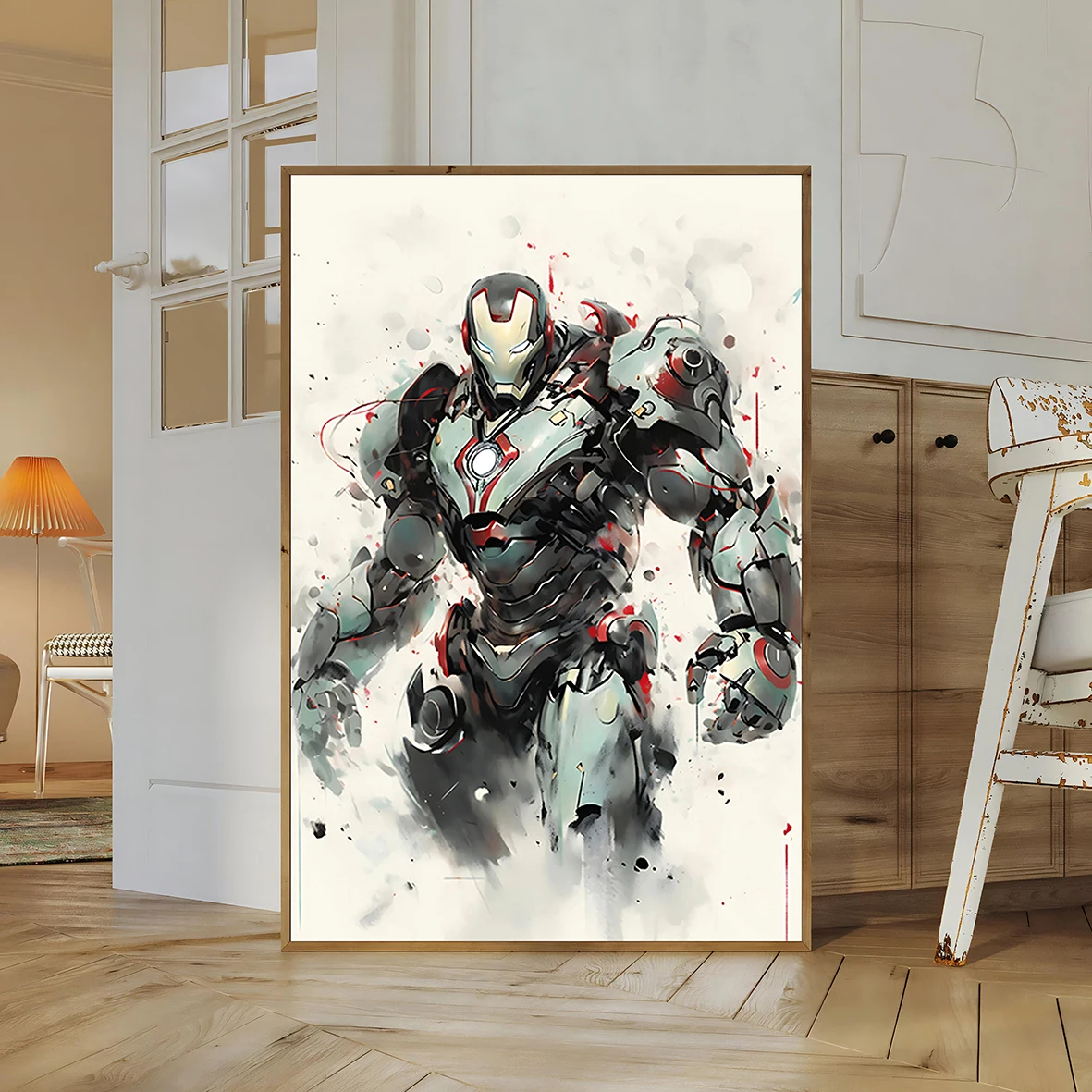 Iron Man Suit Wall Art | Tony Stark Print Inspired by Robert Downey Jr. | Marvel Cinematic Universe Collectible Poster