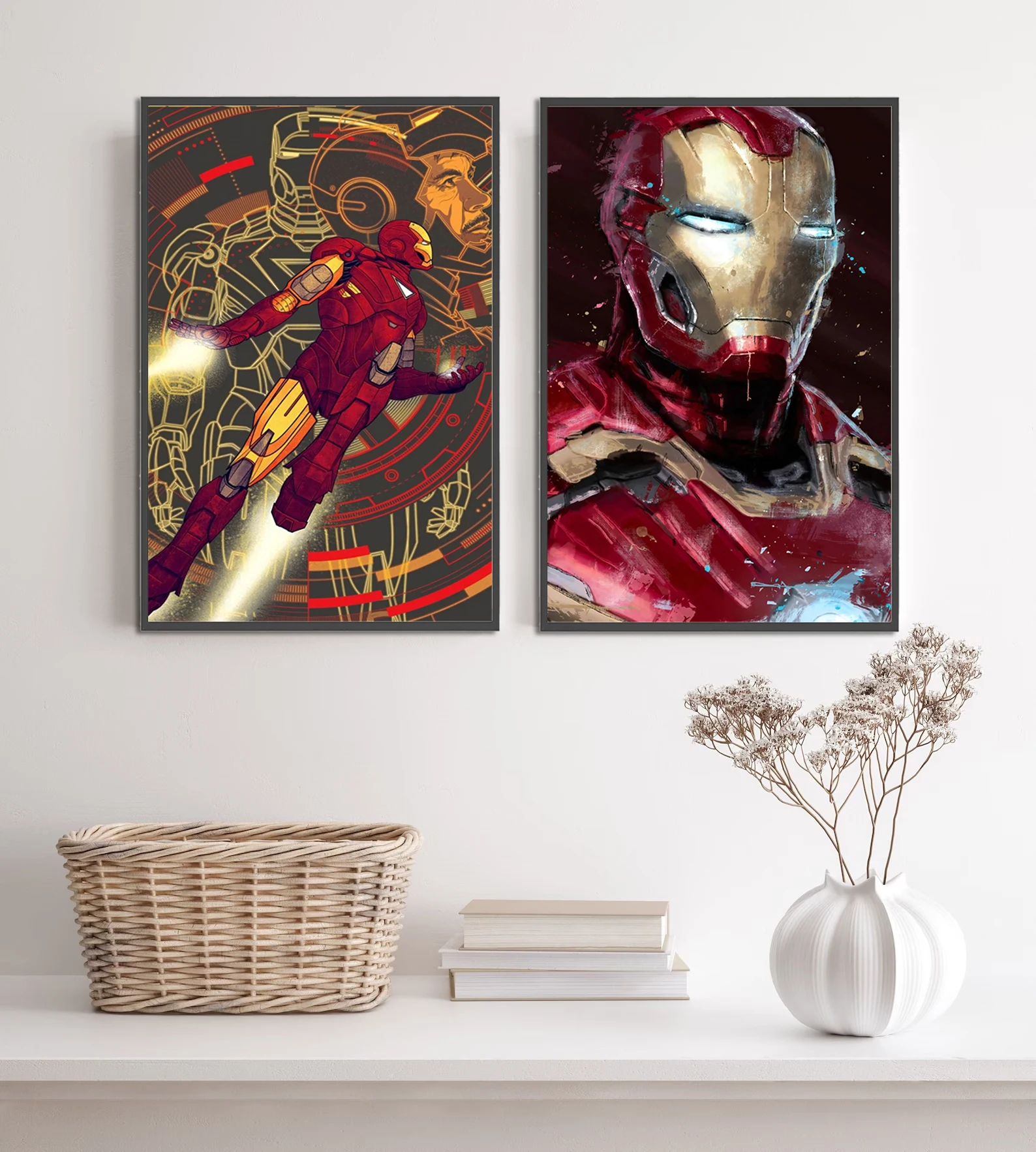 Iron Man Wall Art Print | Tony Stark in the Marvel Cinematic Universe | Robert Downey Jr. Avengers Poster - View 4