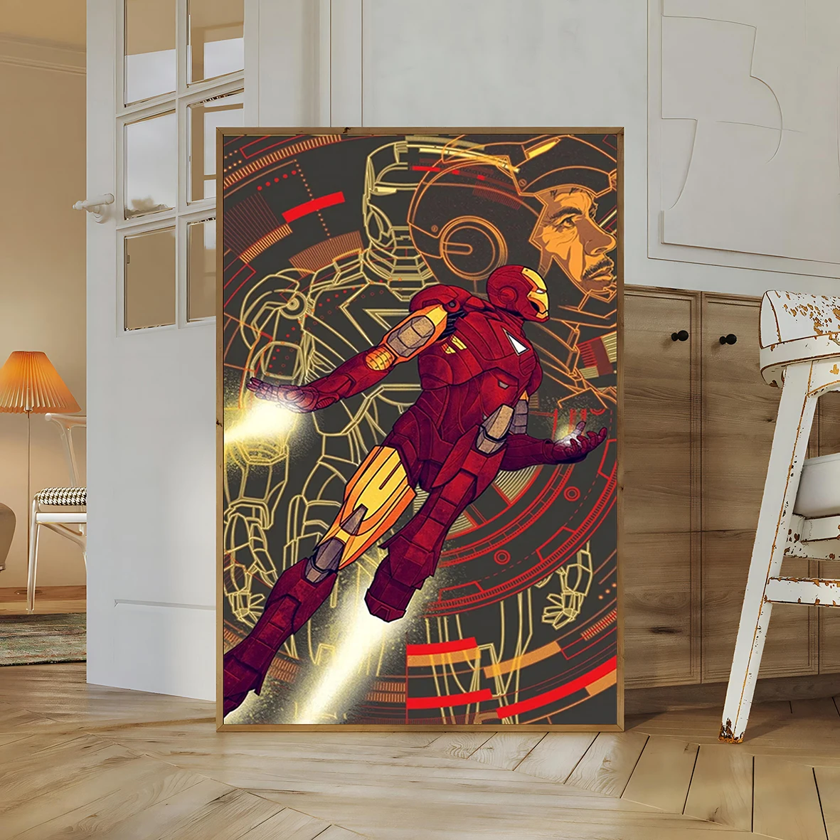 Iron Man Wall Art Print | Tony Stark & Robert Downey Jr. | Marvel Cinematic Universe Poster