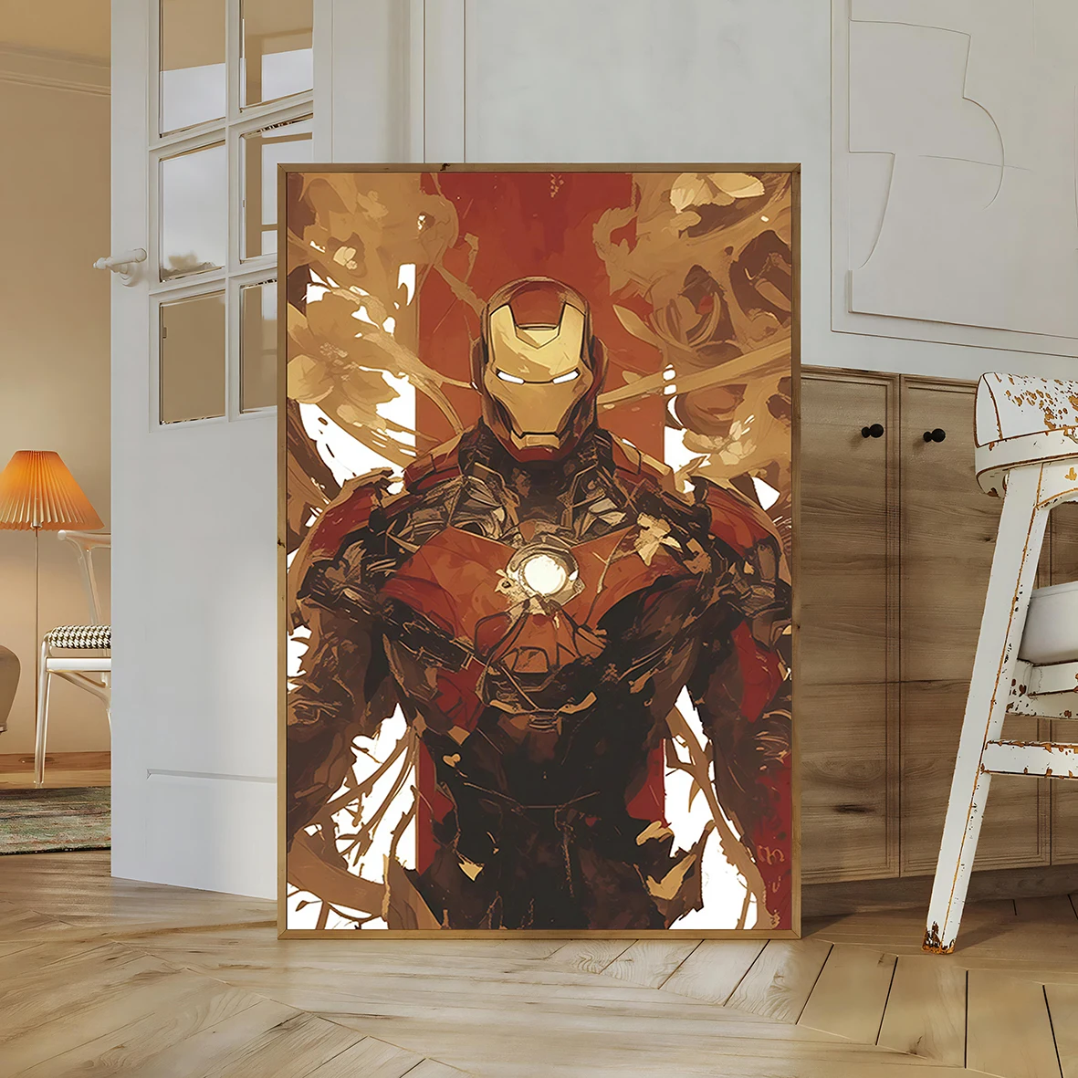 Iron Man Wall Art | Tony Stark & Robert Downey Jr. MCU Print | Marvel Avengers Poster