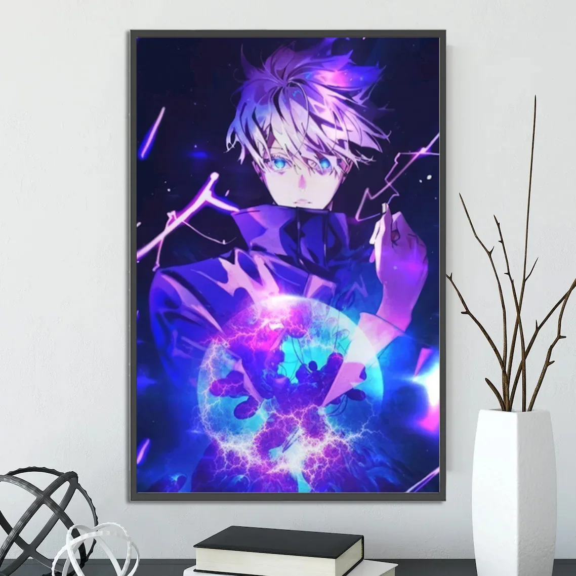 Jujutsu Kaisen Satoru Gojo Wall Art | Epic Anime & Manga Print Featuring The Strongest Jujutsu Sorcerer | Premium Cursed Technique Poster