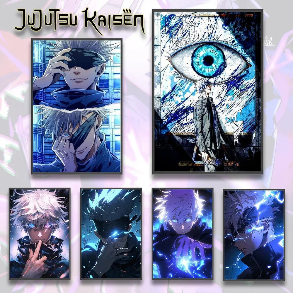 Jujutsu Kaisen Satoru Gojo Wall Art | Epic Anime Print Featuring The Strongest Sorcerer | Premium JJK Poster - View 2