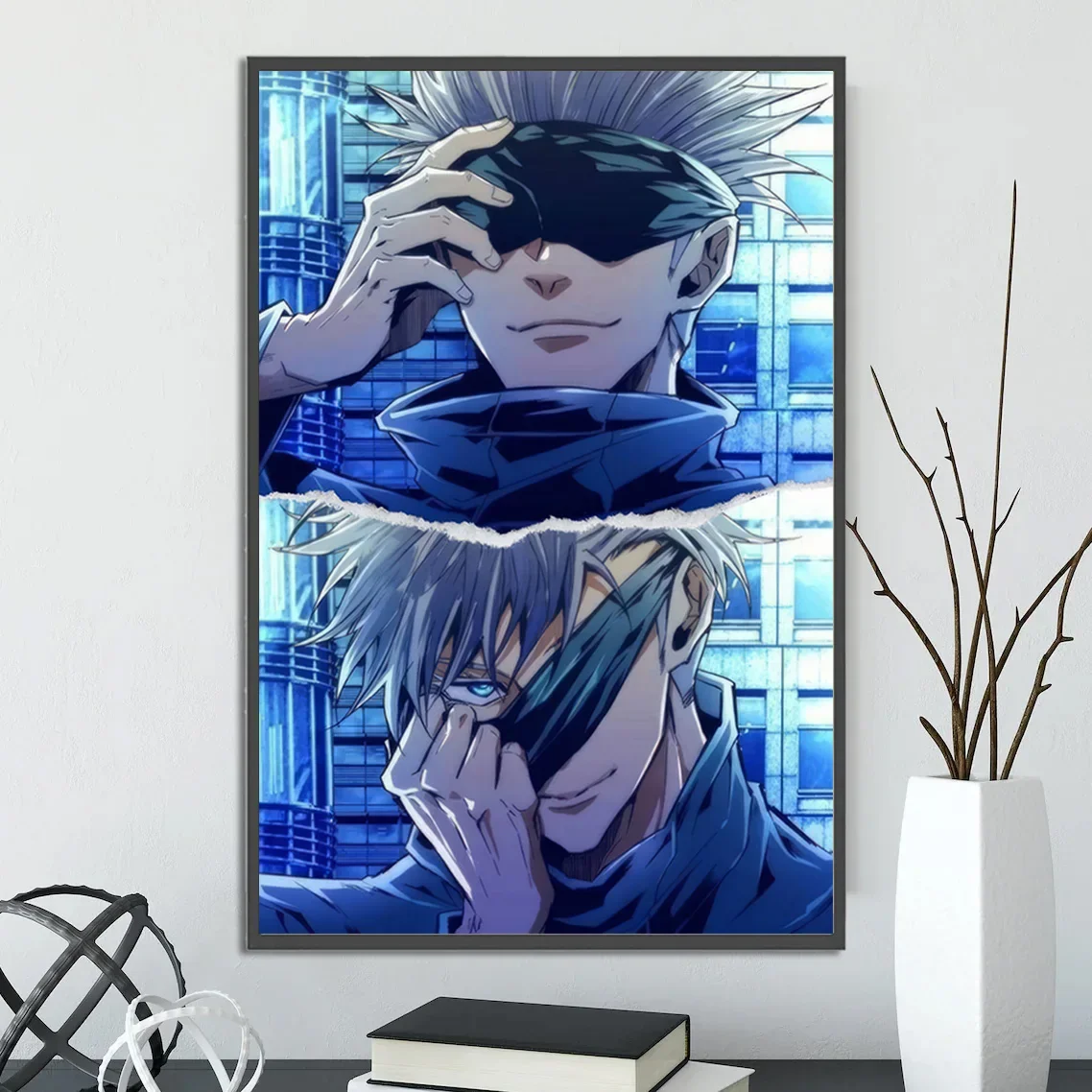 Jujutsu Kaisen Satoru Gojo Wall Art | Premium Anime & Manga Print Feat. Strongest Sorcerer