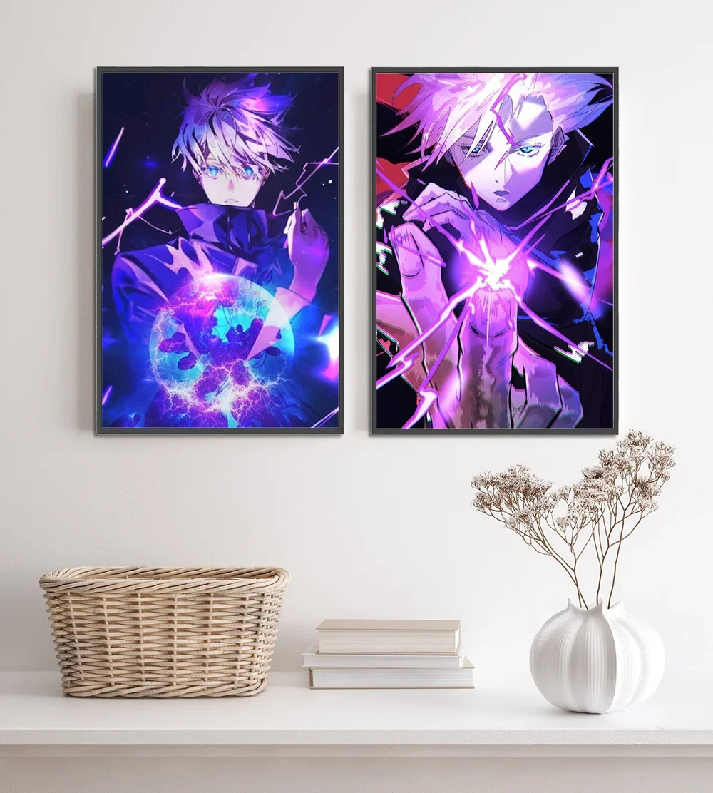 Jujutsu Kaisen Satoru Gojo Wall Art | Premium Anime & Manga Print Featuring Characters Like Yuji Itadori & Ryomen Sukuna - View 3