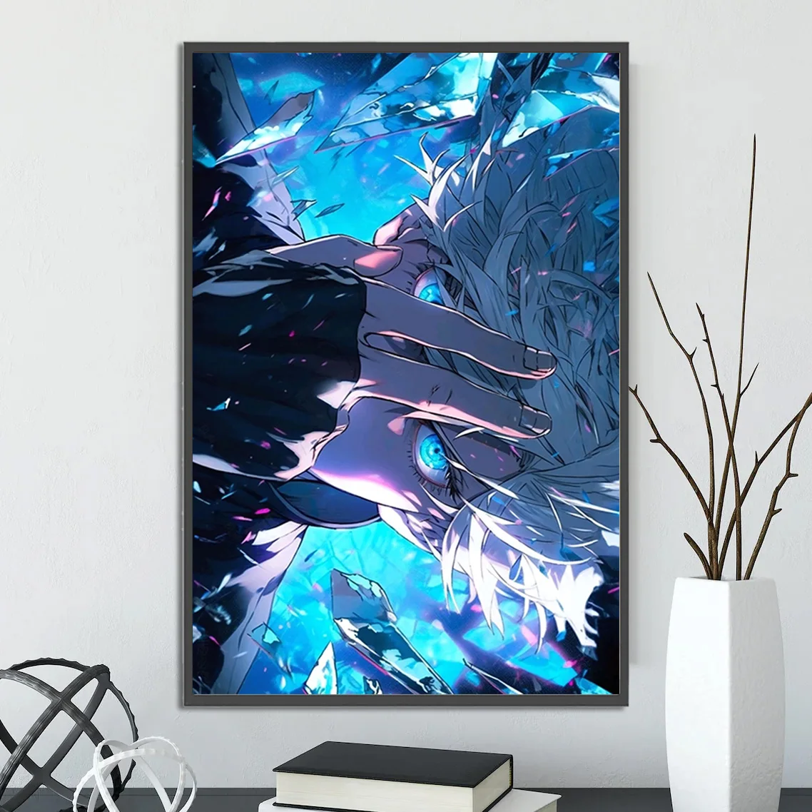 Jujutsu Kaisen Wall Art: Gojo Satoru "Limitless" Print | Premium JJK Anime & Manga Poster Featuring the Strongest Sorcerer