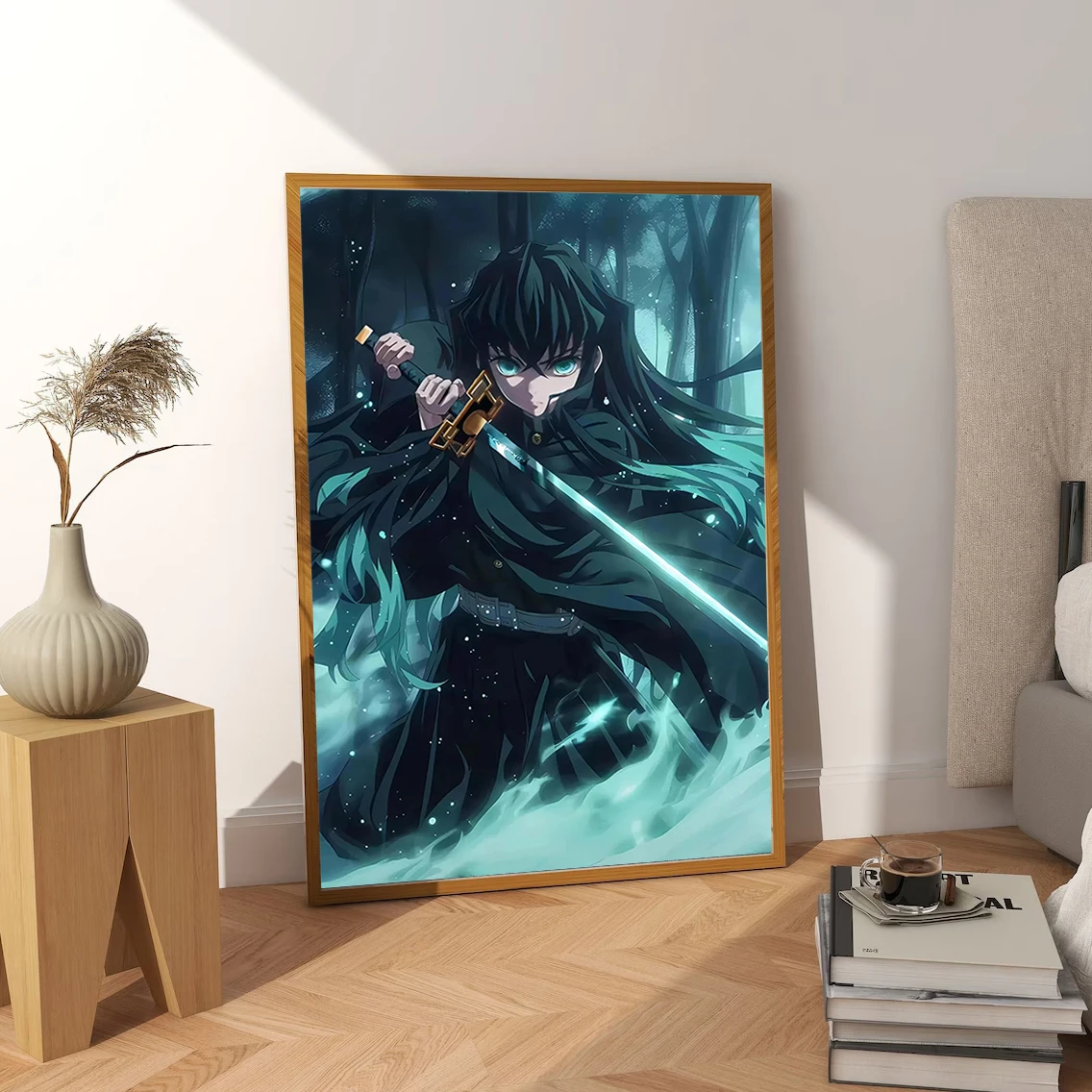 Muichiro Tokito Demon Slayer Poster | Mist Hashira Wall Art | Kimetsu no Yaiba Anime Home Decor Print