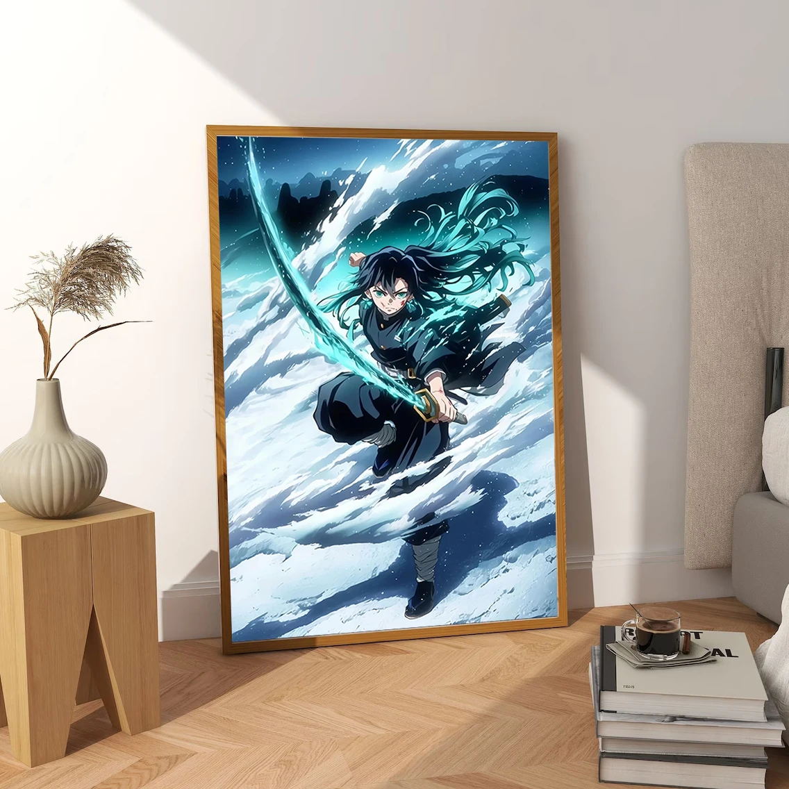 Muichiro Tokito Mist Hashira Wall Art | Demon Slayer Kimetsu no Yaiba Anime Print & Decor