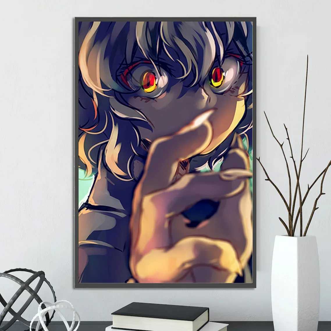 Neferpitou Hunter x Hunter Wall Art | HxH Pitou Print | Chimera Ant Royal Guard Anime Decor