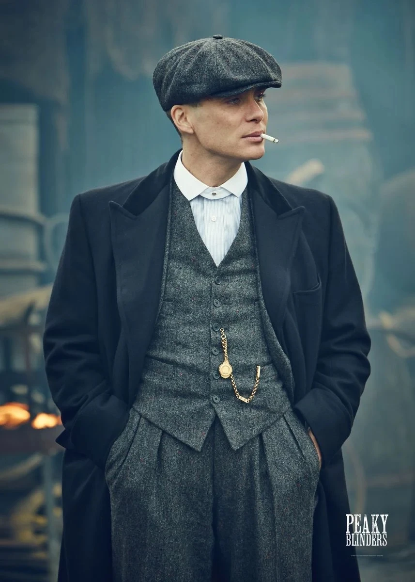 Peaky Blinders Tommy Shelby Poster – Cillian Murphy in Classic Cap and Suit