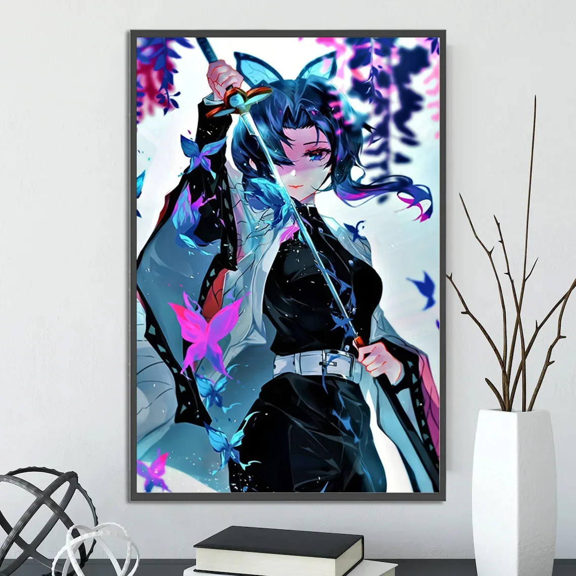 Shinobu Kocho Demon Slayer Wall Art | Insect Hashira Print & Fanart Poster