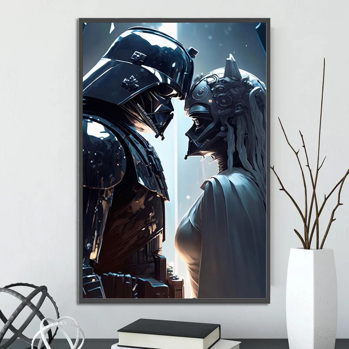 Star Wars Darth Vader Legacy Wall Art | Epic Skywalker Saga Print Exploring Jedi vs Sith Lore