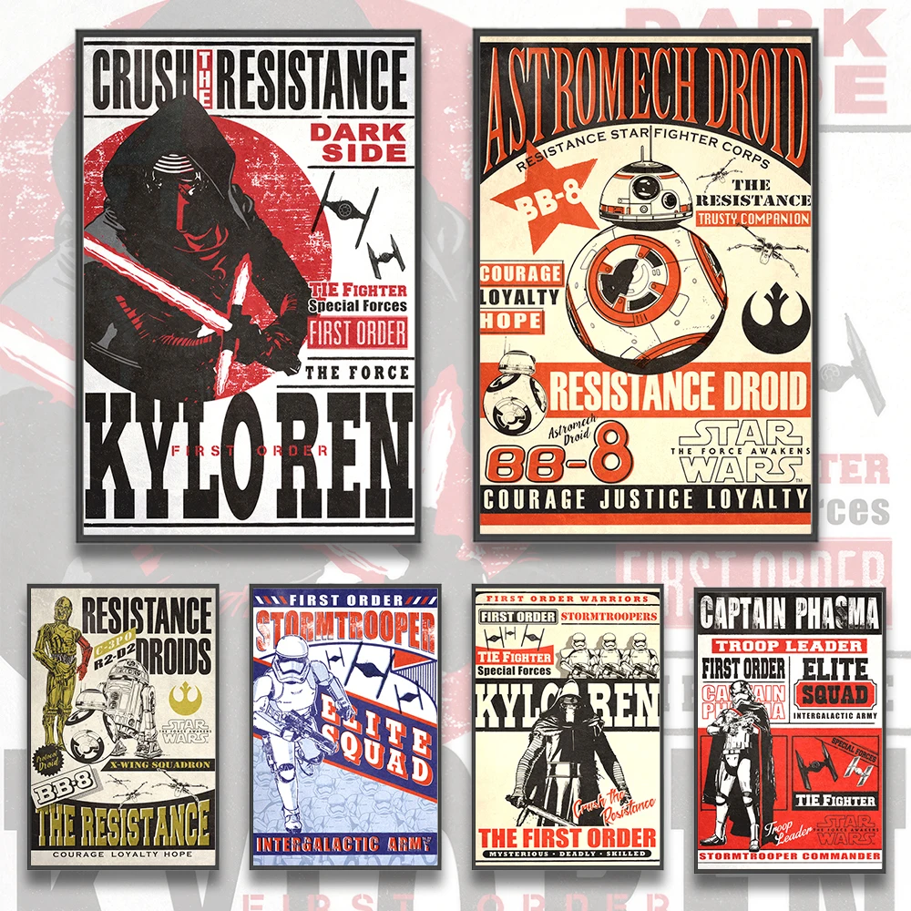 Star Wars First Order Stormtrooper Wall Art | Galactic Empire Inspired Print for Fans of the Skywalker Saga & Sith - View 2