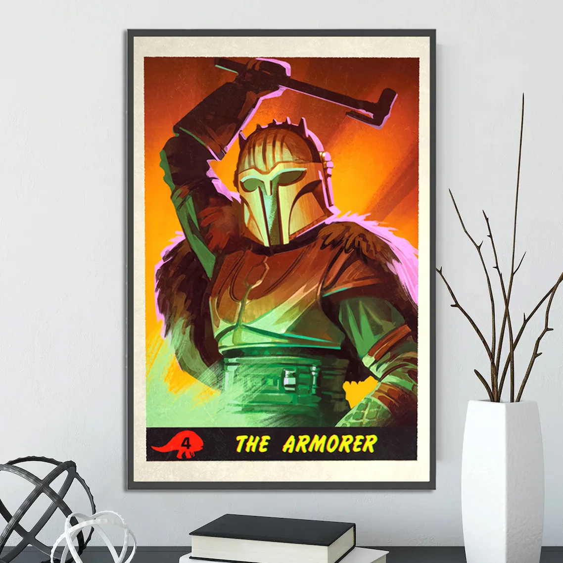 The Armorer Wall Art | Emily Swallow in The Mandalorian | Beskar Armor Forge Print