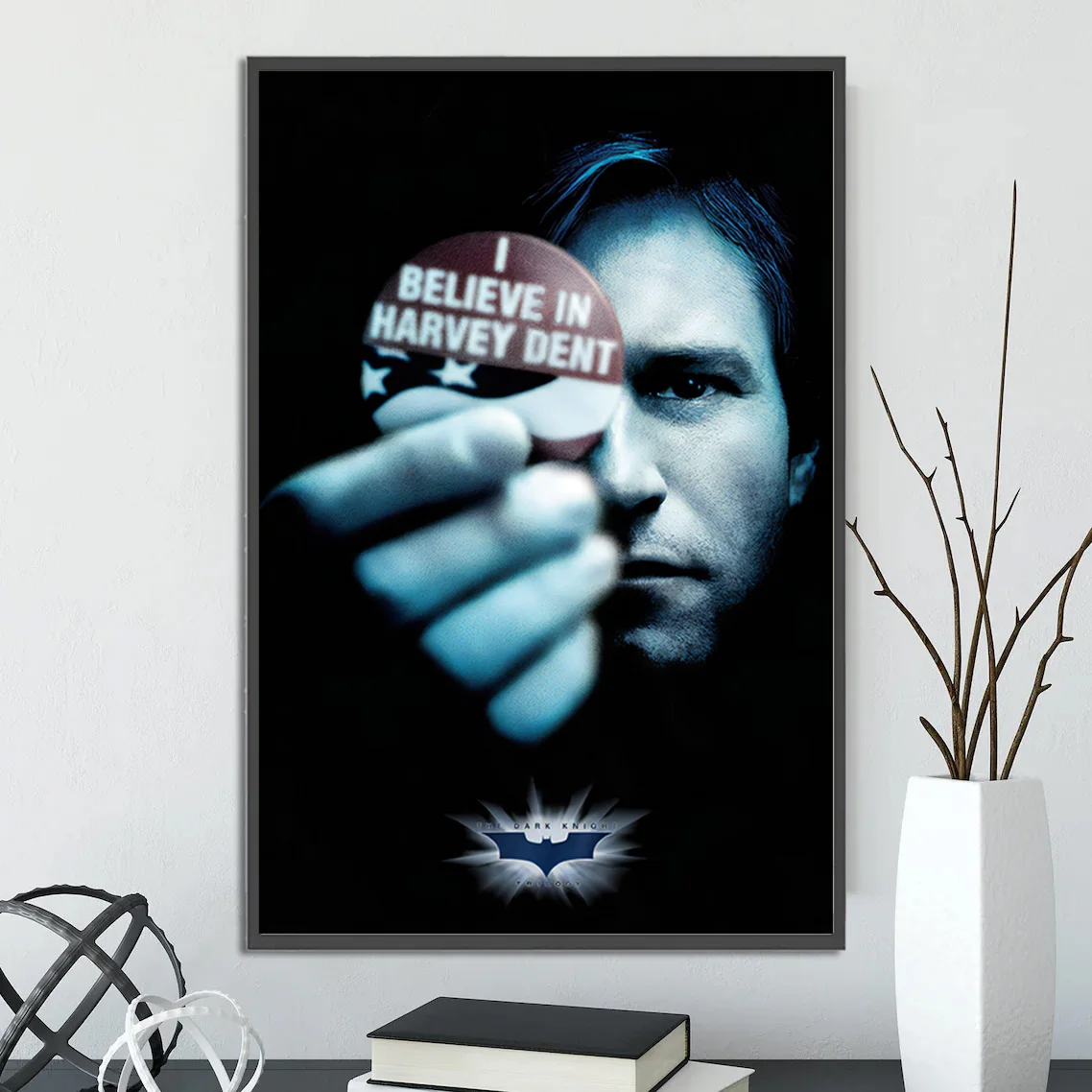 The Dark Knight: Harvey Dent Movie Poster – Christopher Nolan Batman Trilogy Wall Art Print