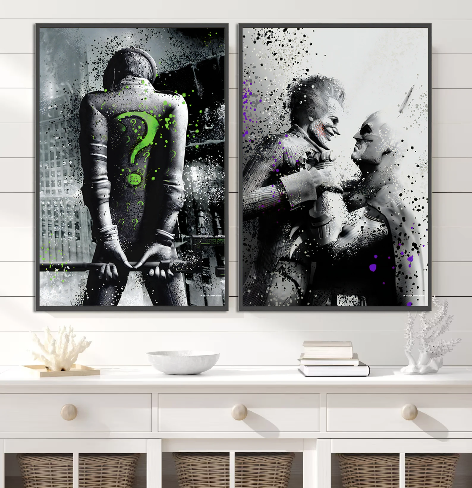 The Riddler Wall Art | Paul Dano Riddler Print | DC Comics Batman Villains Poster | Edward Nygma Art - View 4