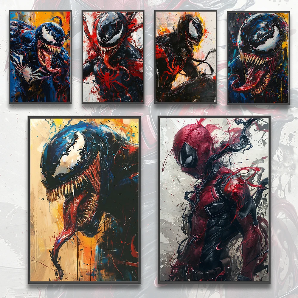 Venom Movie Poster | Tom Hardy Symbiote Wall Art | Marvel Anti-Hero Eddie Brock Print - View 2