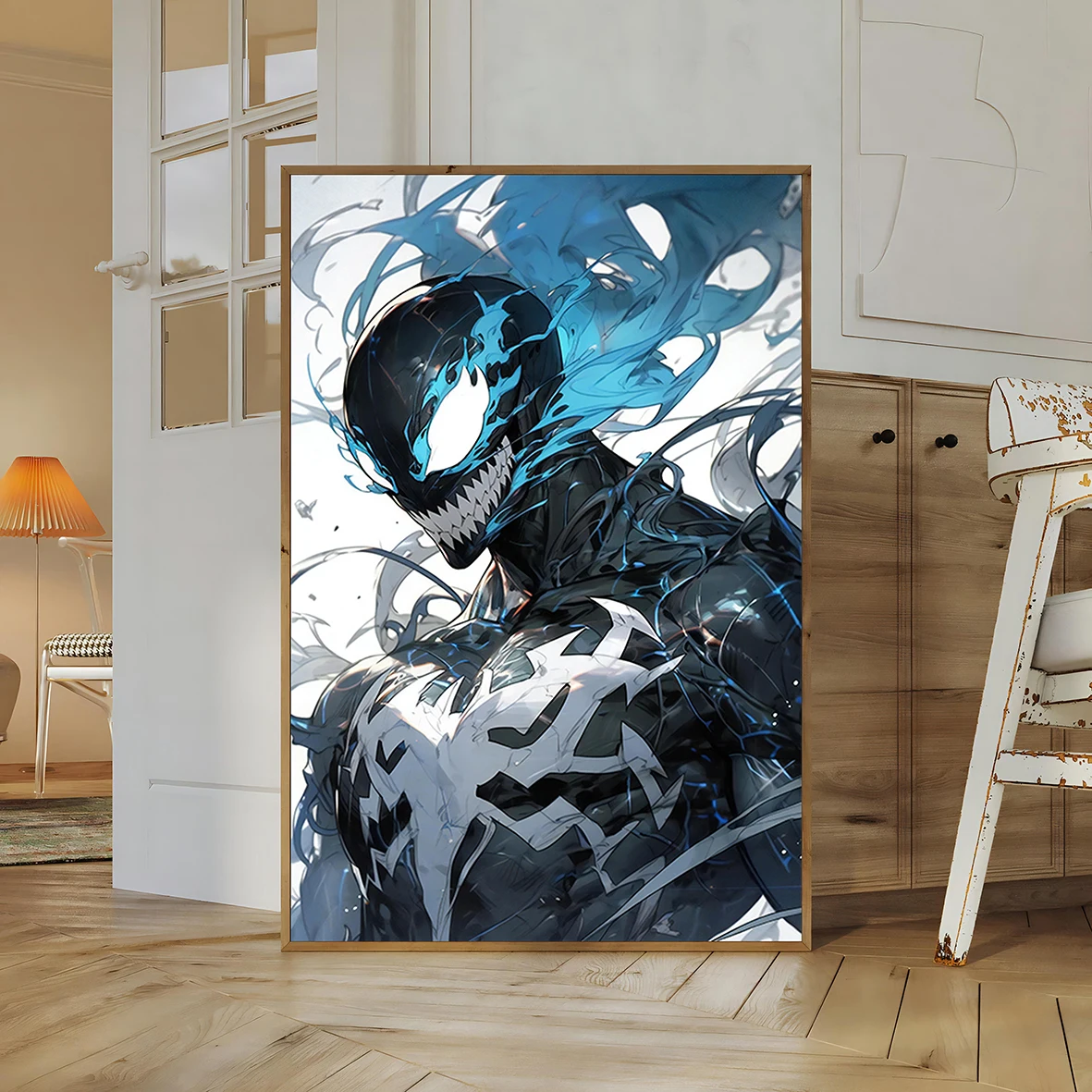 Venom Symbiote Wall Art | Marvel Comics Poster Print | Inspired by Eddie Brock & the Venom Movie
