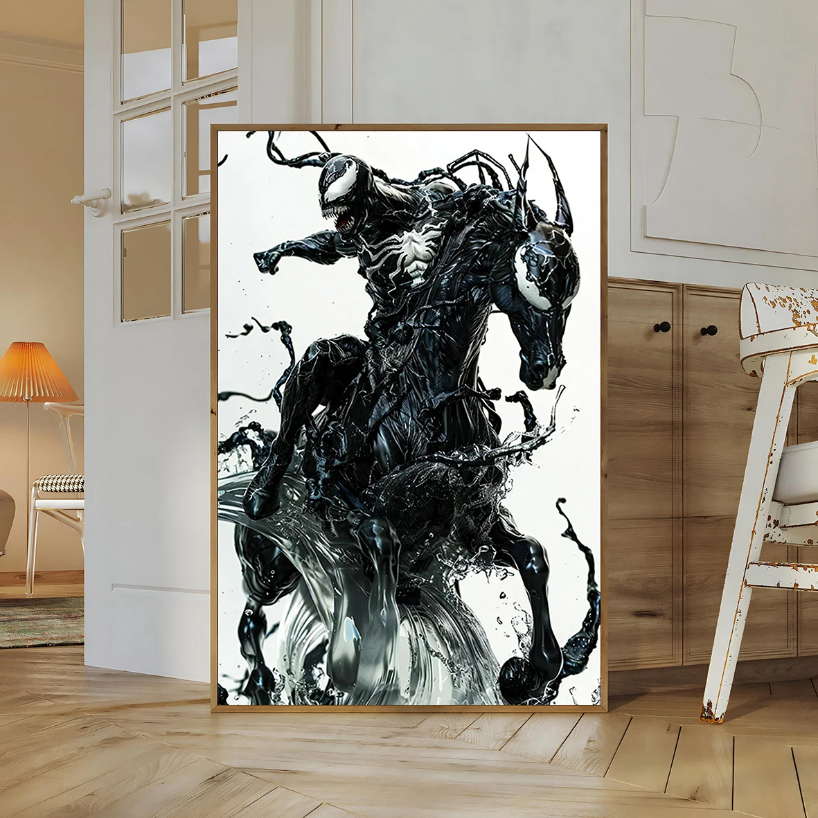 Venom Symbiote Wall Art | Tom Hardy Marvel Poster | Eddie Brock & Klyntar Print