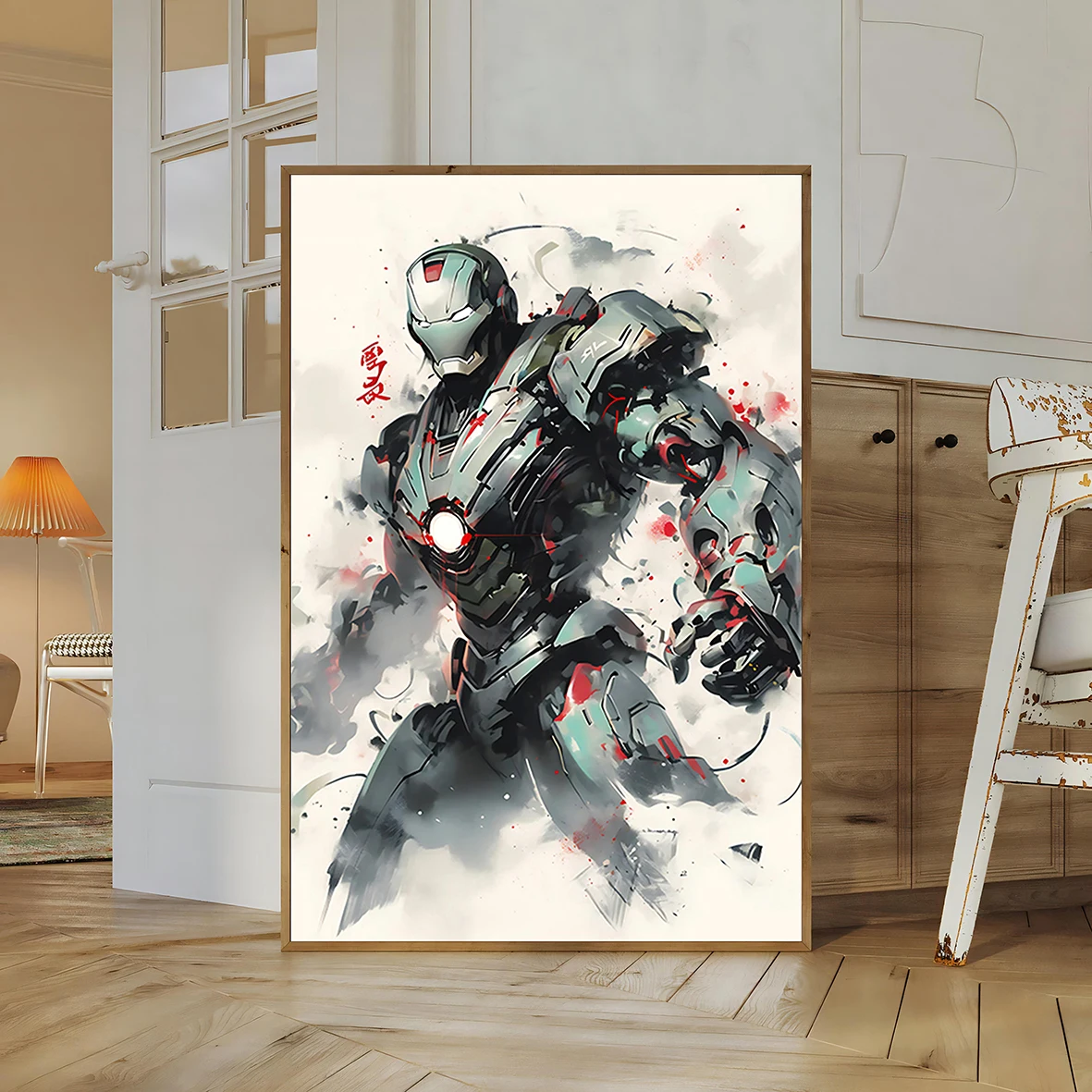 War Machine Armor Print: Don Cheadle as James Rhodes in the MCU - Marvel Comics Wall Art