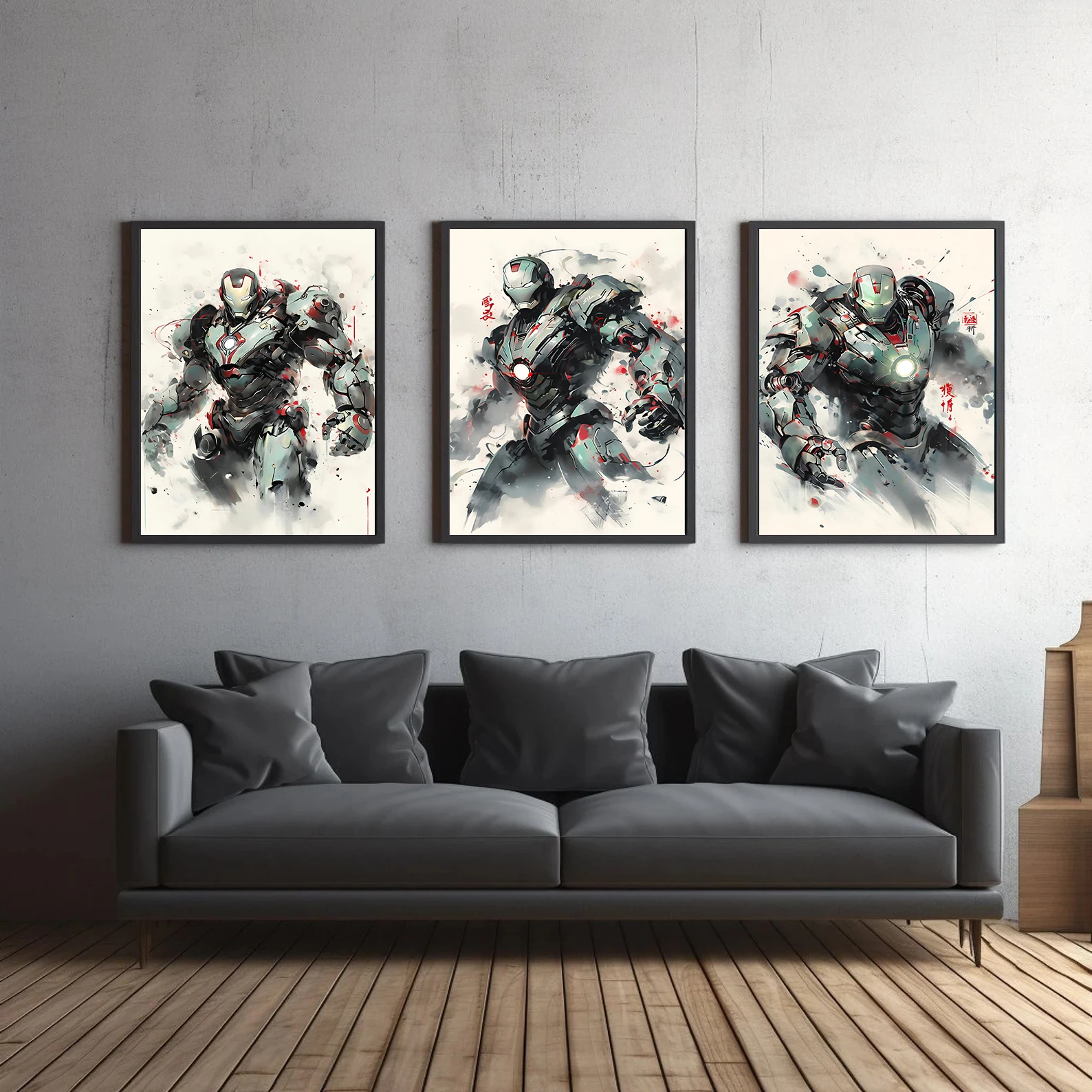 War Machine Armor Print: Don Cheadle as James Rhodes in the MCU - Marvel Comics Wall Art - View 3