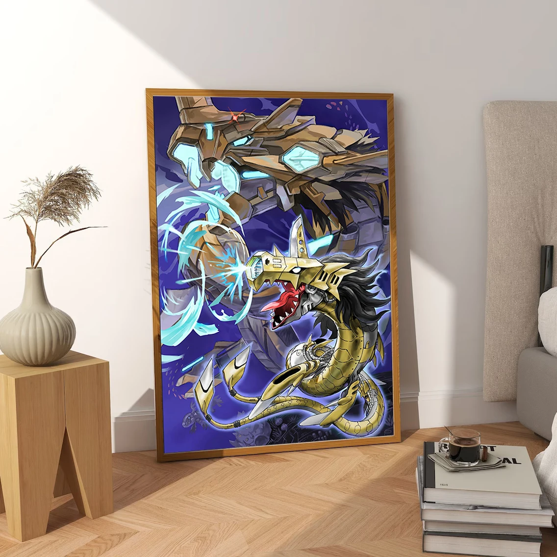 Yu-Gi-Oh! Cyber Dragon Infinity Wall Art | Epic Anime TCG Print for Fans | Yugioh Cards & Master Duel Inspired Decor
