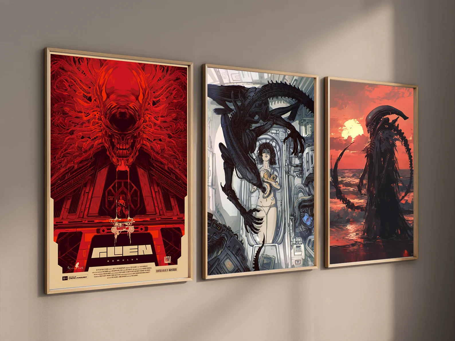 Alien Xenomorph Wall Art | Ridley Scott & Sigourney Weaver Inspired Sci-Fi Horror Print - View 6