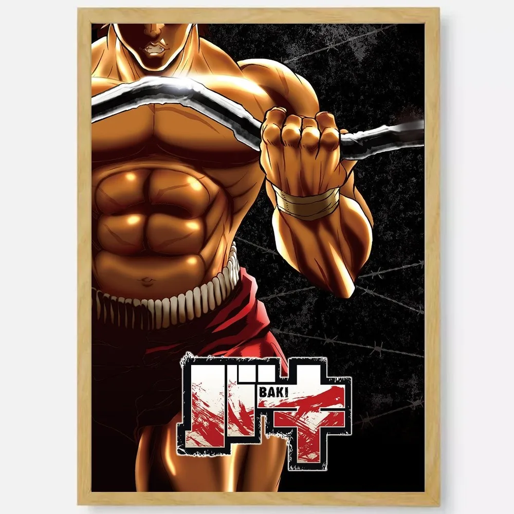 Baki Hanma Poster | Son of Ogre Wall Art | Baki Netflix Series Manga Print Decor