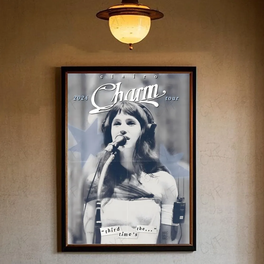 Clairo 'Charm Tour' Wall Art | Bedroom Pop Music Print | Claire Cottrill Indie Pop Poster
