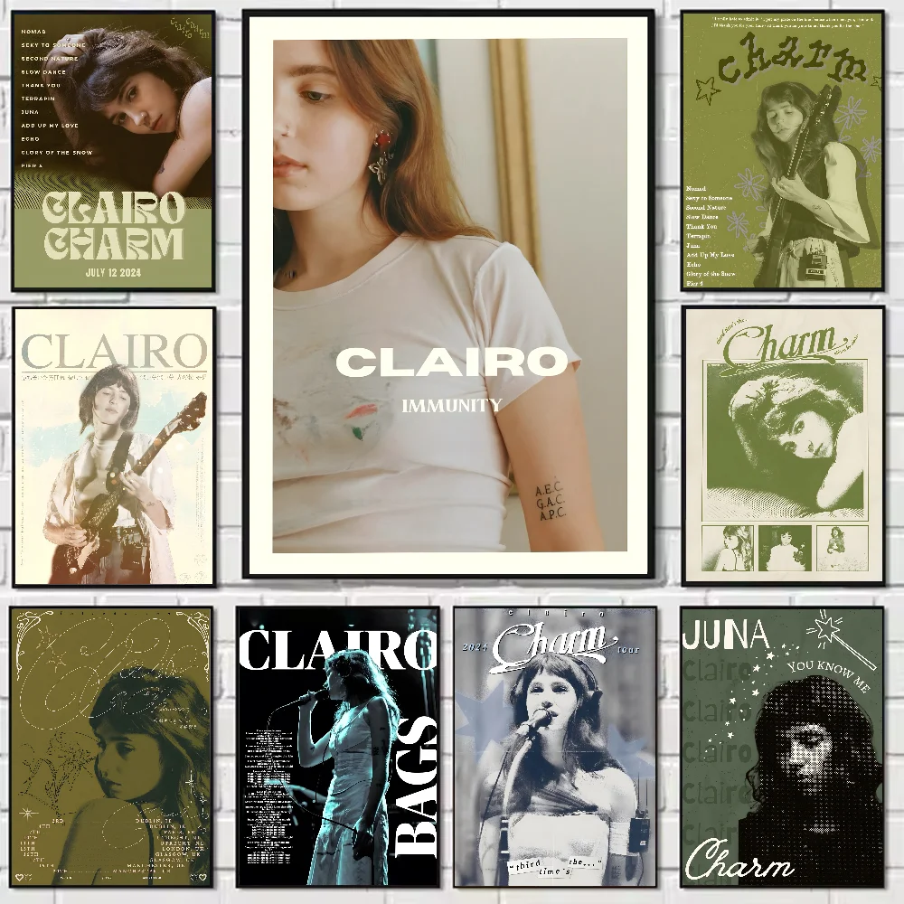 Clairo 'Charm Tour' Wall Art | Bedroom Pop Music Print | Claire Cottrill Indie Pop Poster - View 2