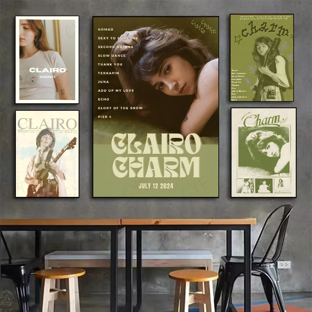 Clairo Poster Wall Art | Claire Cottrill Indie Pop Print | Sling & Immunity Album Aesthetic Merch - View 3