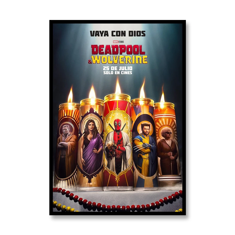 Deadpool & Wolverine Movie Poster | Ryan Reynolds & Hugh Jackman MCU Wall Art | Deadpool 3 Marvel Print