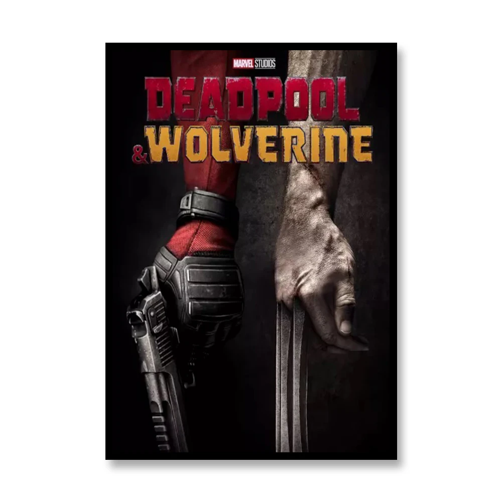 Deadpool & Wolverine Movie Poster | Ryan Reynolds & Hugh Jackman MCU Wall Art | Deadpool 3 Marvel Print
