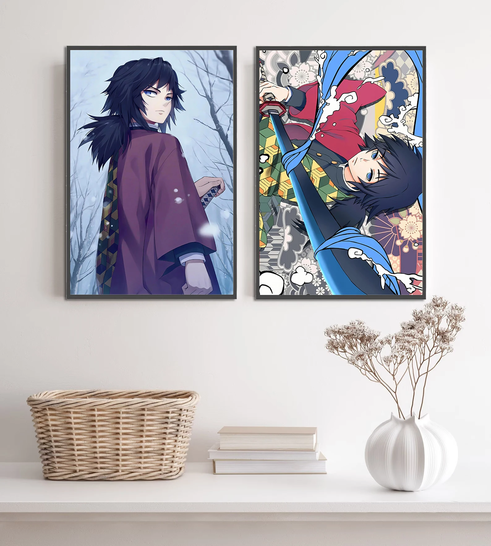 Demon Slayer Giyu Tomioka Wall Art | Premium Kimetsu no Yaiba Hashira Print | Anime & Manga Decor - View 4
